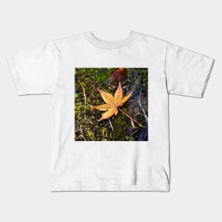 Photography - Lonely leaf Kids T-Shirt